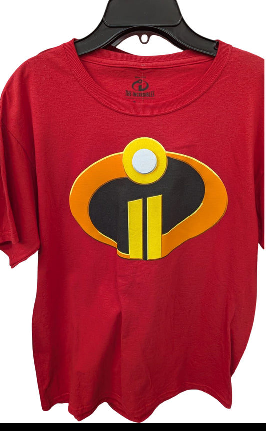 Disney Pixar The Incredibles Logo Red Tee (Size is Youth XL)