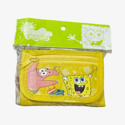 Nickelodeon SpongeBob & Patrick Zipper Wallet (Yellow Color)