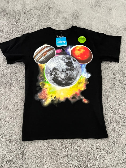 Cosmic Glow-in-the-Dark Disney Tee (Youth Small)