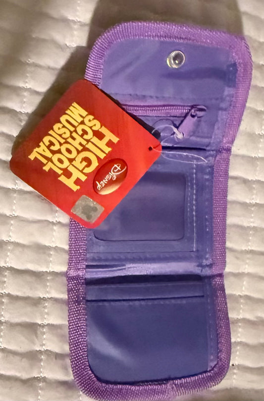 Disney High School Musical 2 Pink Wallet – Troy & Gabriella Design (Purple Color)