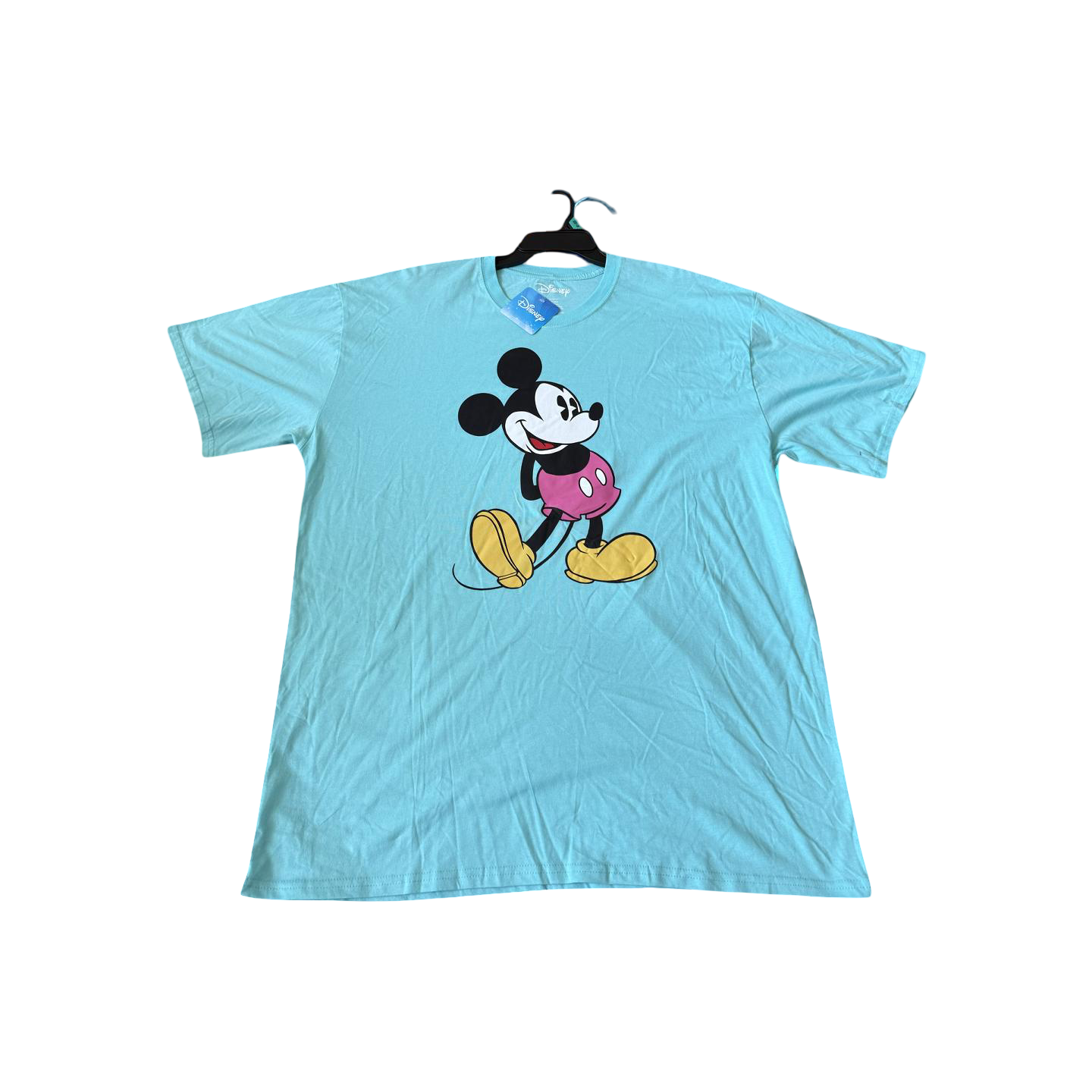 Classic Aqua Mickey Mouse Tee (Size Adult XL)