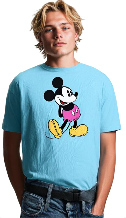 Classic Aqua Mickey Mouse Tee (Size Adult XL)