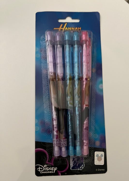 Hannah Montana 9-Piece Mechanical Pencil Set