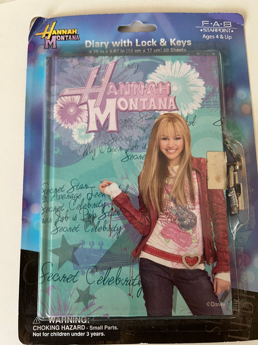 Hannah Montana Diary with Lock & Keys – Nostalgic Disney Collectible
