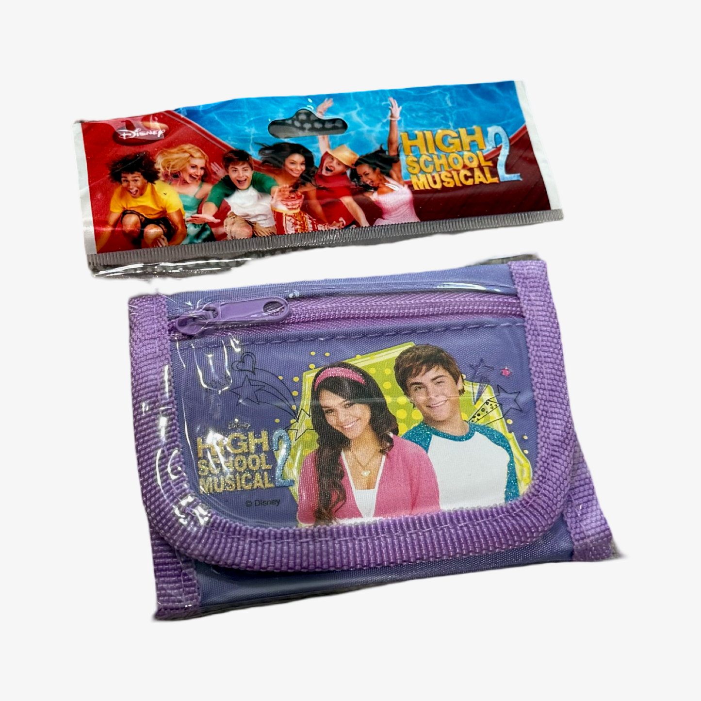 Disney High School Musical 2 Pink Wallet – Troy & Gabriella Design (Purple Color)